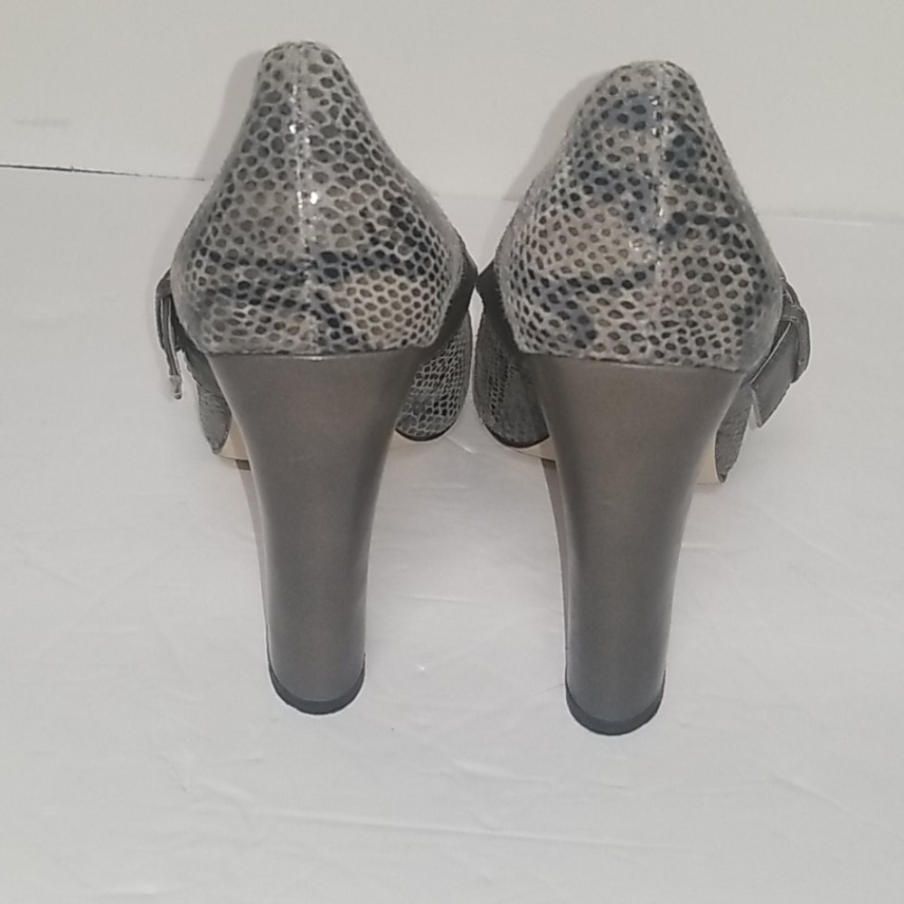 Michael Kors Snakeskin Open-Toe Block Heels - image 5